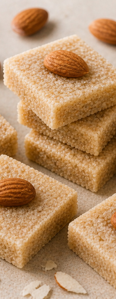 Almond Coconut Toffees (Coconut Rocks)
