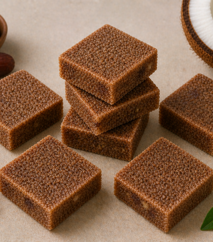 Dates Coconut Toffee (Coconut Rocks)