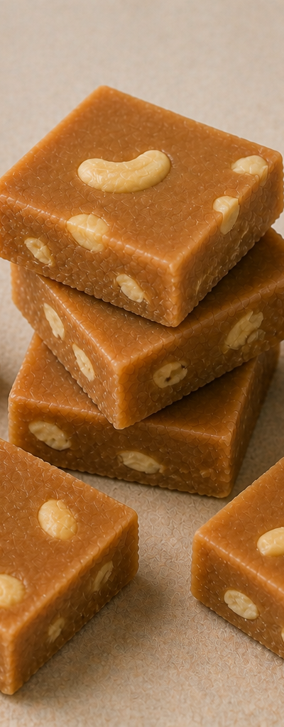 Milk Toffee with Cashews
