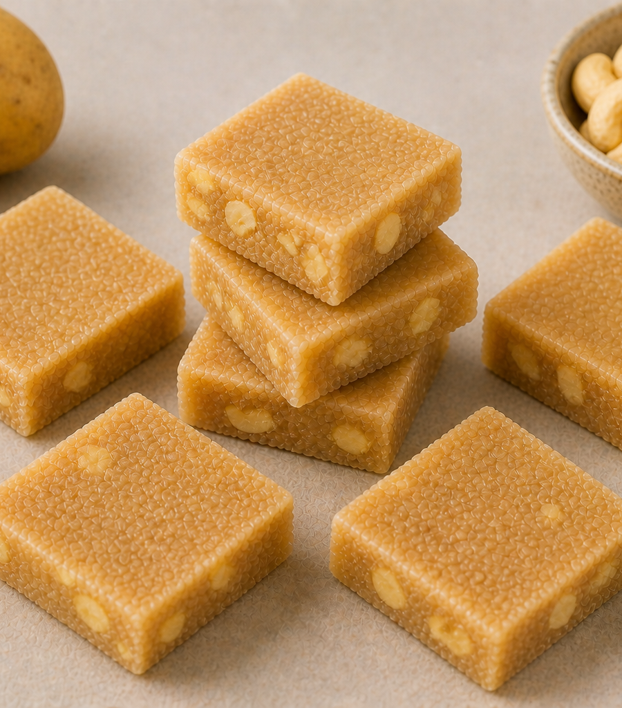 Potato Toffee with Cashews