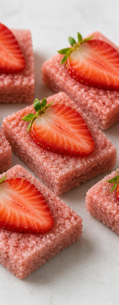 Strawberry Coconut Toffees (Coconut Rocks)
