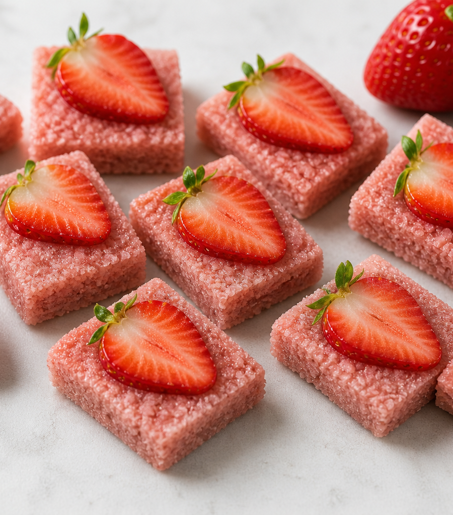 Strawberry Coconut Toffees (Coconut Rocks)